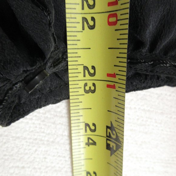 Soft Surroundings Pleated Long Sleeve Tunic Size M Black - Picture 10 of 11